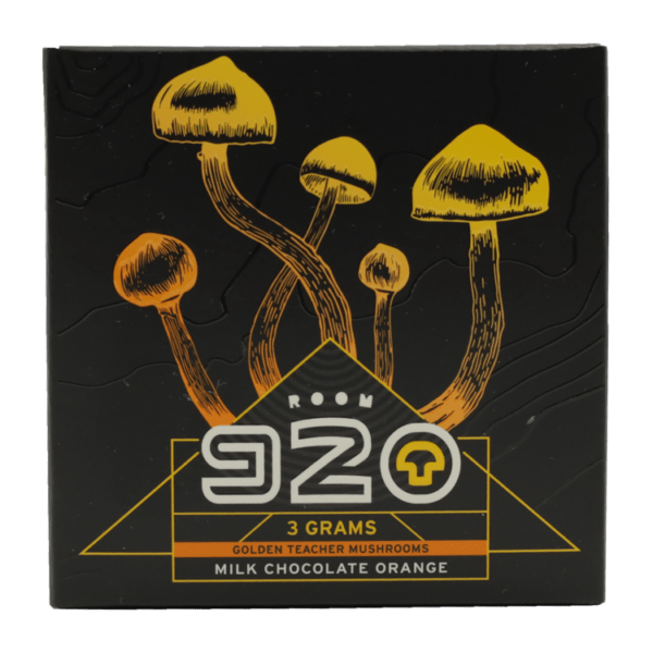 Room 920 - Mushroom Chocolate Bar - Milk Chocolate Orange - 3 grams | Buy Dmt Canada