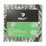 Psilly - Dark Chocolate Bar - Mint & Spirulina | Buy Dmt Canada