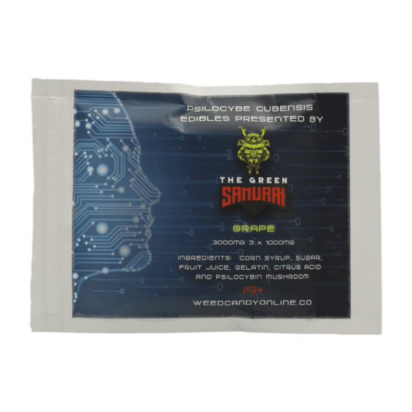 The Green Samurai - Shroom Gummies - Grape - 3g | Buy Dmt Canada
