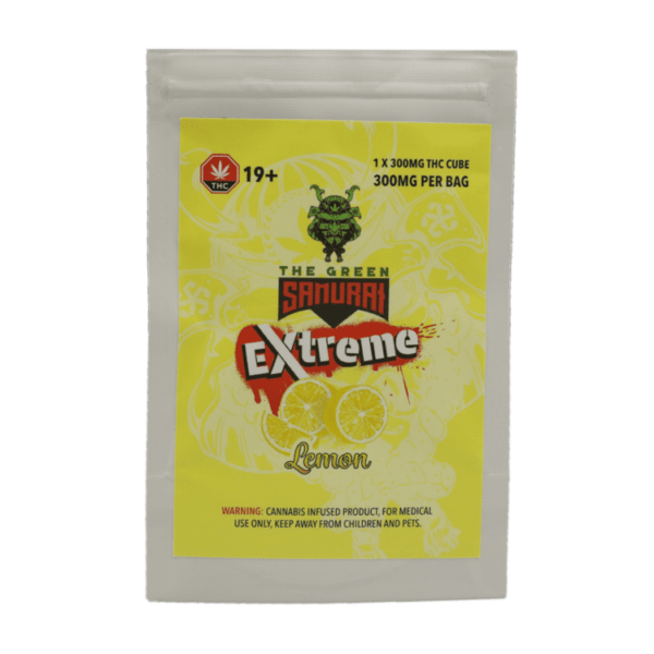 Green Samurai Extreme - Lemon Gummy 300mg THC | Buy Dmt Canada