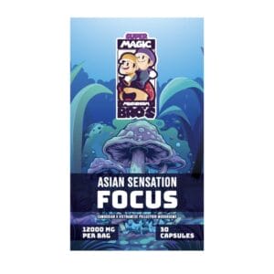 Super Magic Mushroom Bro’s - Asian Sensation FOCUS - 400MG Capsules | Buy Dmt Canada